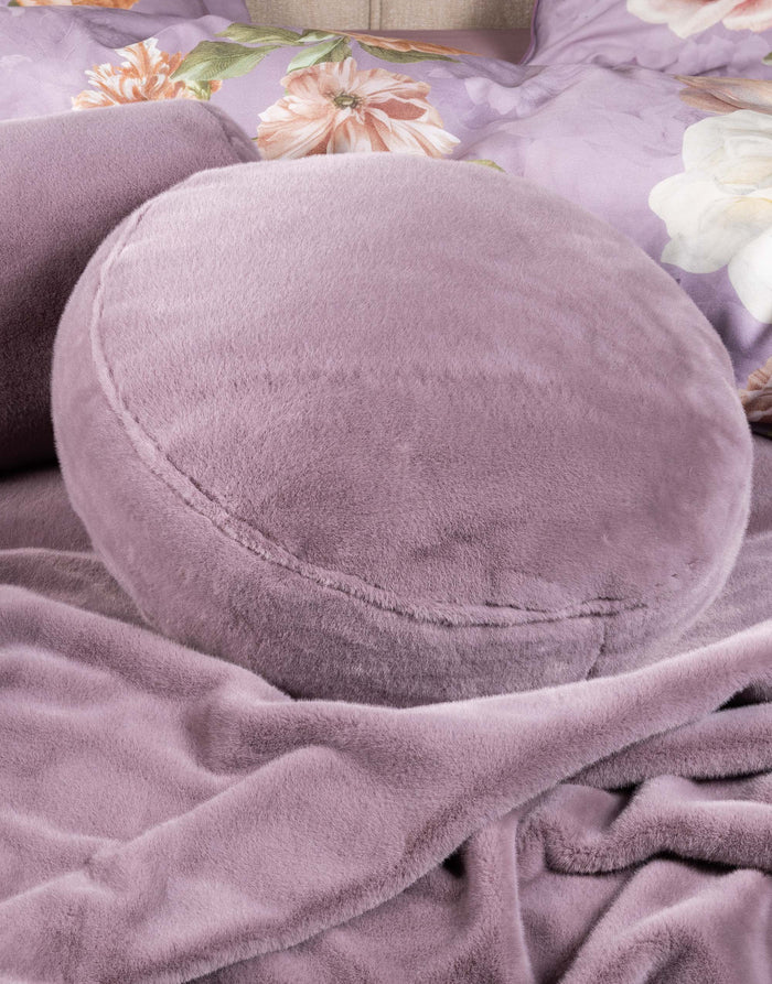 Essenza Furry Plaid 150x200 cm - Pale Purple