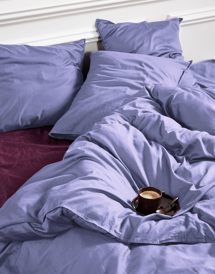Essenza Minte Dekbedovertrek 200 x 200|220 cm - Lavendelblauw