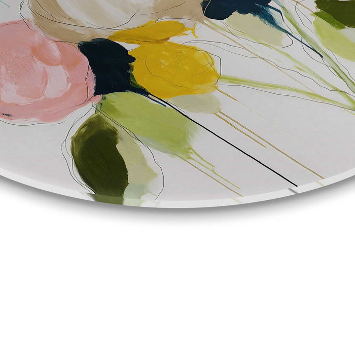 Reinders - Herfstboeket I - Glasschilderij Ø 50 cm - Bont