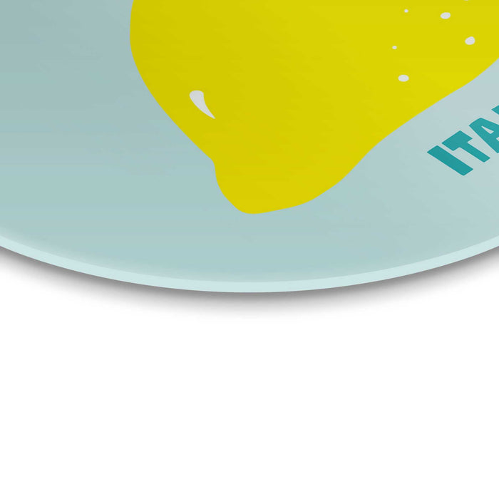 Reinders - Amalfi - Glasschilderij Ø 70 cm - Blauw