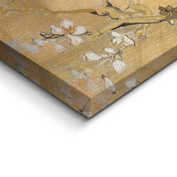 Reinders - Van Gogh - almondblossom gold - Schilderij 70x50 cm - Goudkleurig