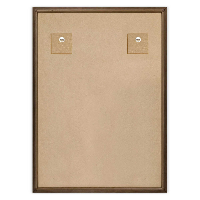 Reinders - Tropical Leafs Schilderij – 70 x 50 cm - Wit/Walnoot