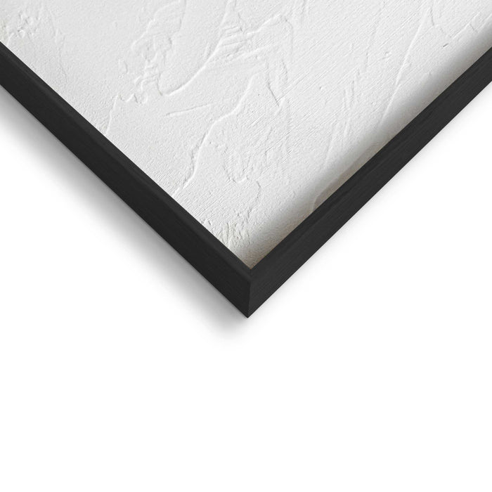 Reinders - Terrace Relief Art Schilderij - 70 x 50 cm - Wit/Walnoot