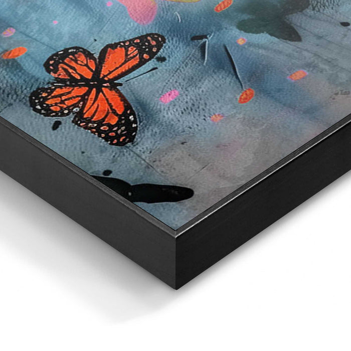 Reinders - Balloon Girl Dark - Schilderij 140x100 cm - Bont