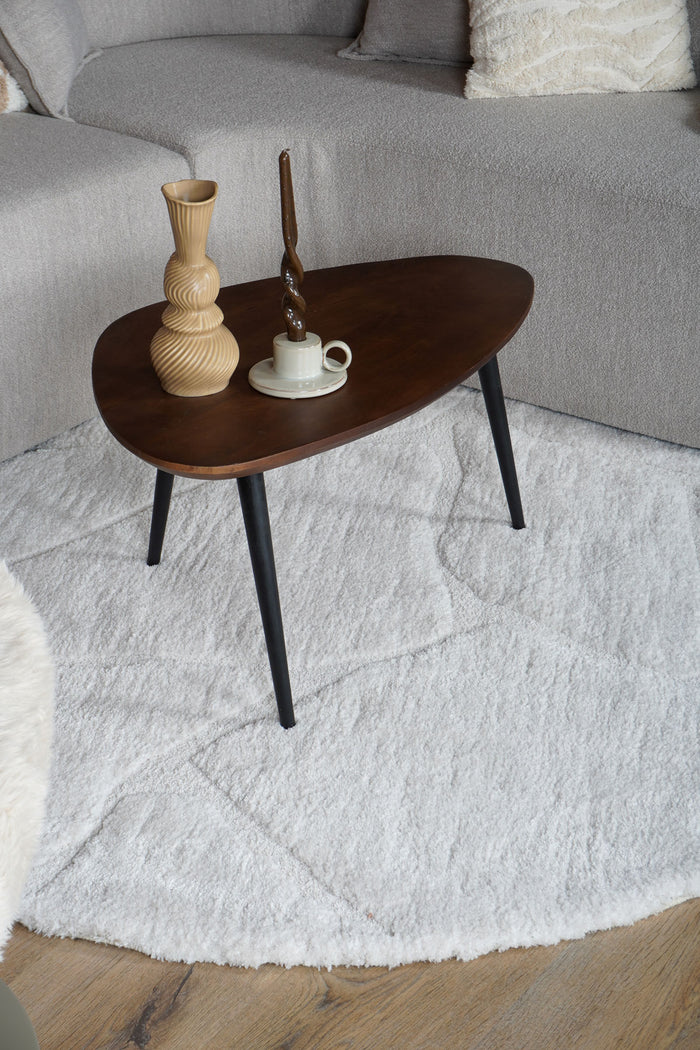 Veer Carpets - Vloerkleed Macy Creme Rond ø160 cm