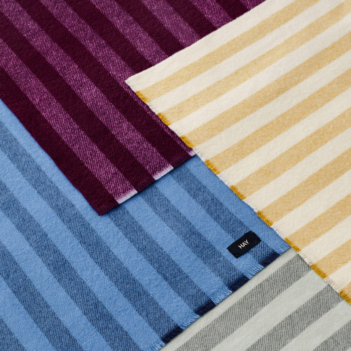 HAY Duo Throw Plaid - Crème