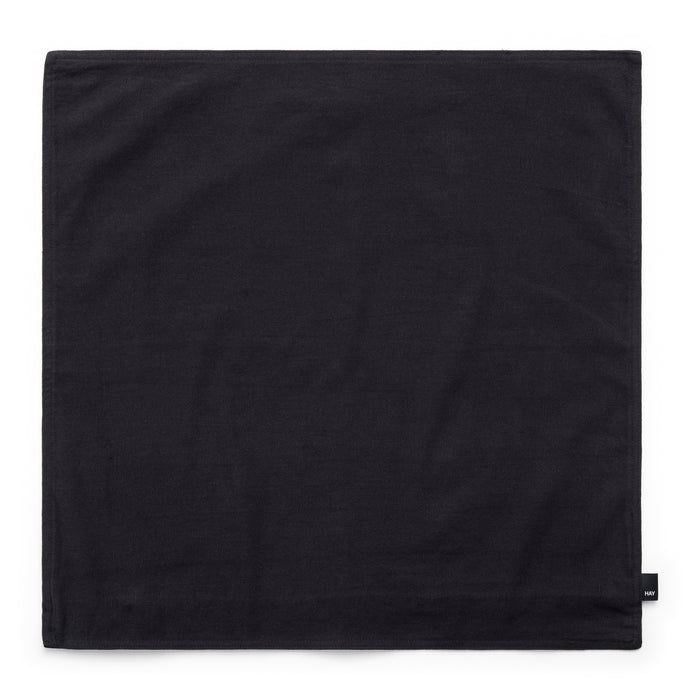 HAY Linen Kussenhoes 60 x 60 - Blauw / Zwart