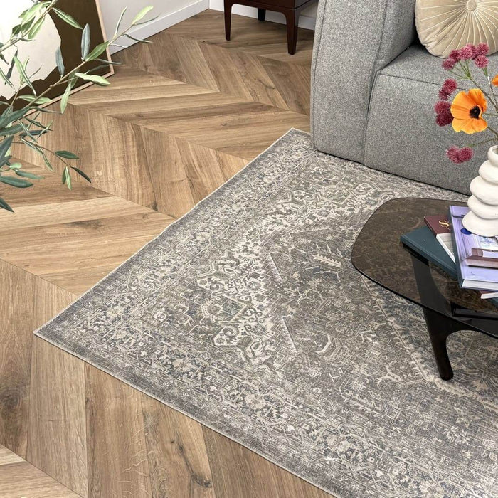 Interieur05 Vintage vloerkleed Ethel Groen|Blauw - 290 x 200 cm