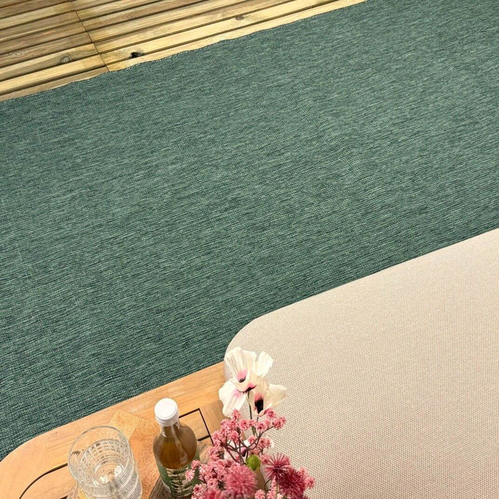 Buitenkleed Tone groen - Interieur05 - 200 x 290 cm