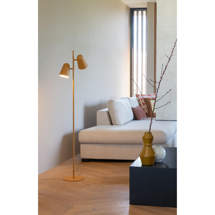 it's about RoMi Vloerlamp Salamanca - Geel - 28x28x145cm