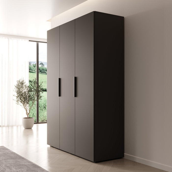 Meubella - Kledingkast Marquesa - Zwart - 150 cm