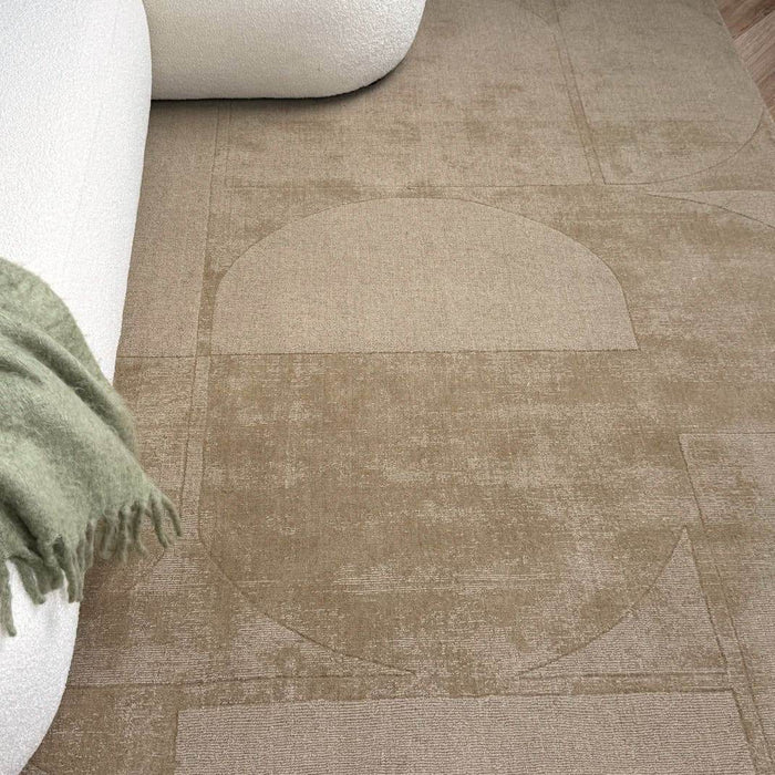 Wollen vloerkleed Twig beige|bruin - Interieur05 - 160 x 230 cm