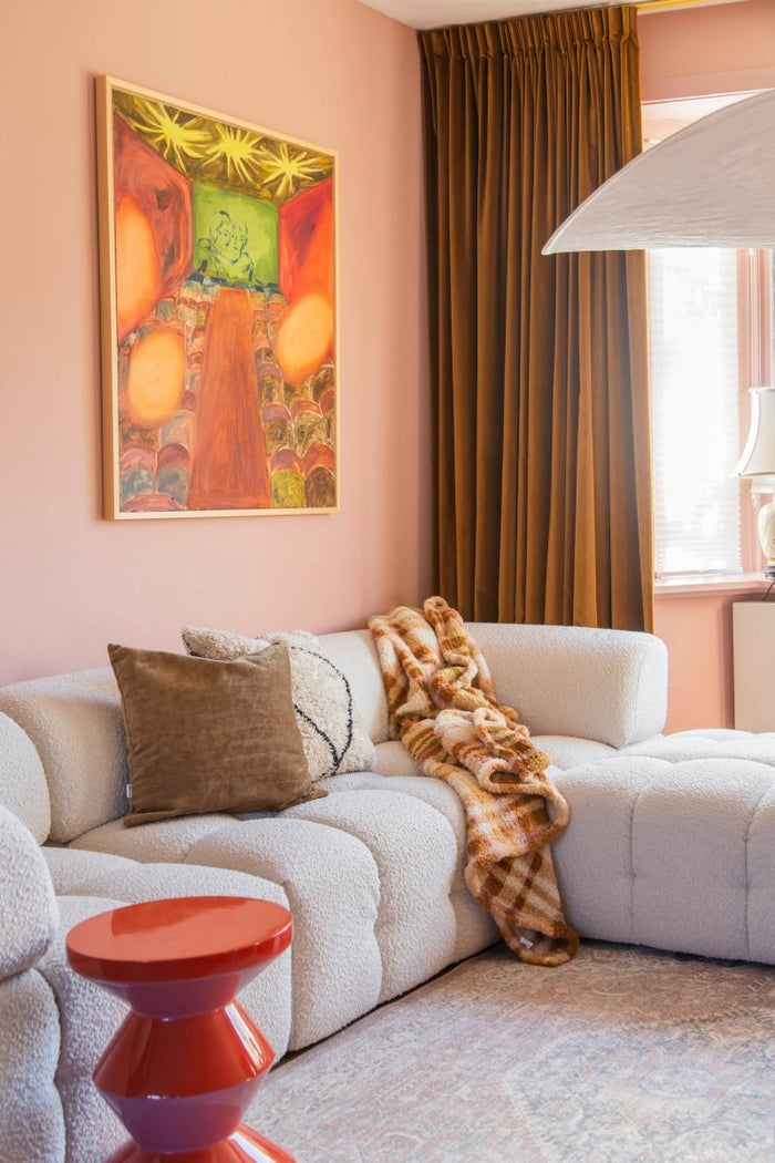 Interieur05 Vintage vloerkleed Ethel Bruin - 230 x 160 cm