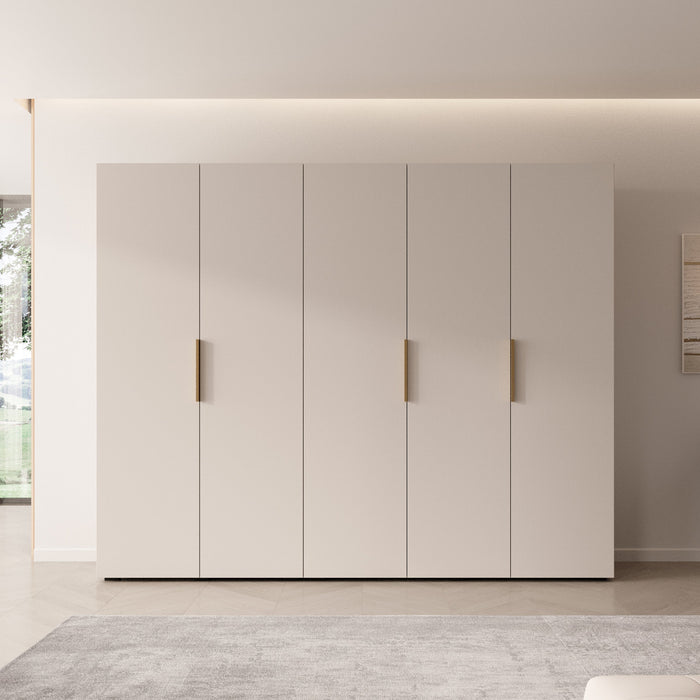 Meubella - Kledingkast Marquesa - Beige - 250 cm