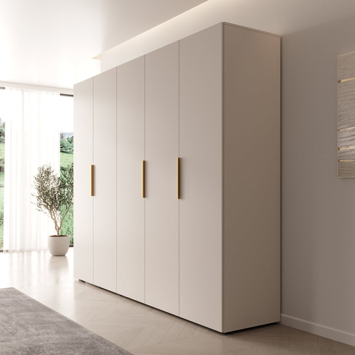 Meubella - Kledingkast Marquesa - Beige - 250 cm