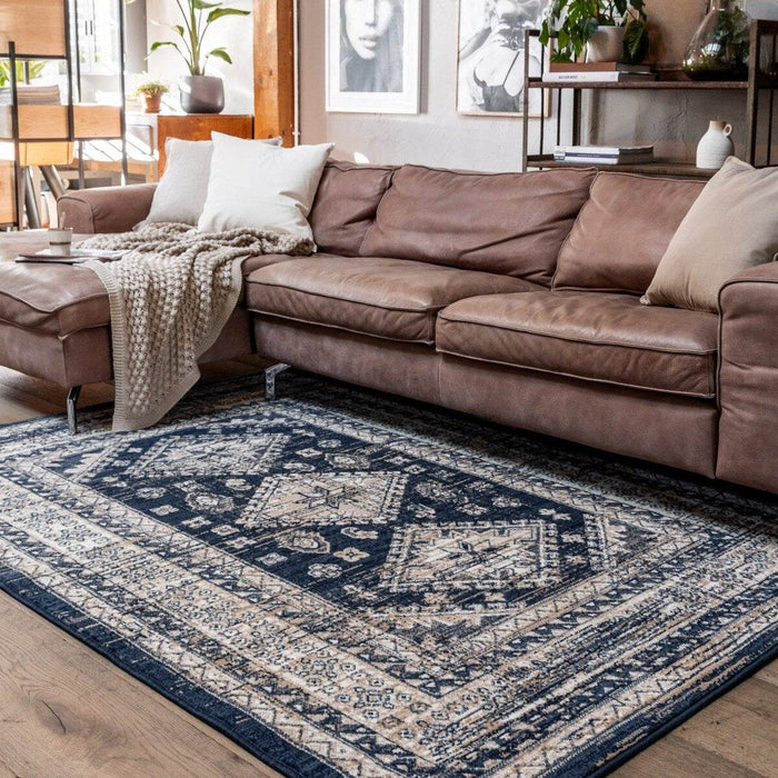 Interieur05 Vintage Vloerkleed Aila Blauw - 240 x 330 cm
