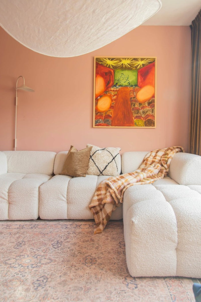 Interieur05 Vintage vloerkleed Sybil Groen|Beige - 290 x 200 cm