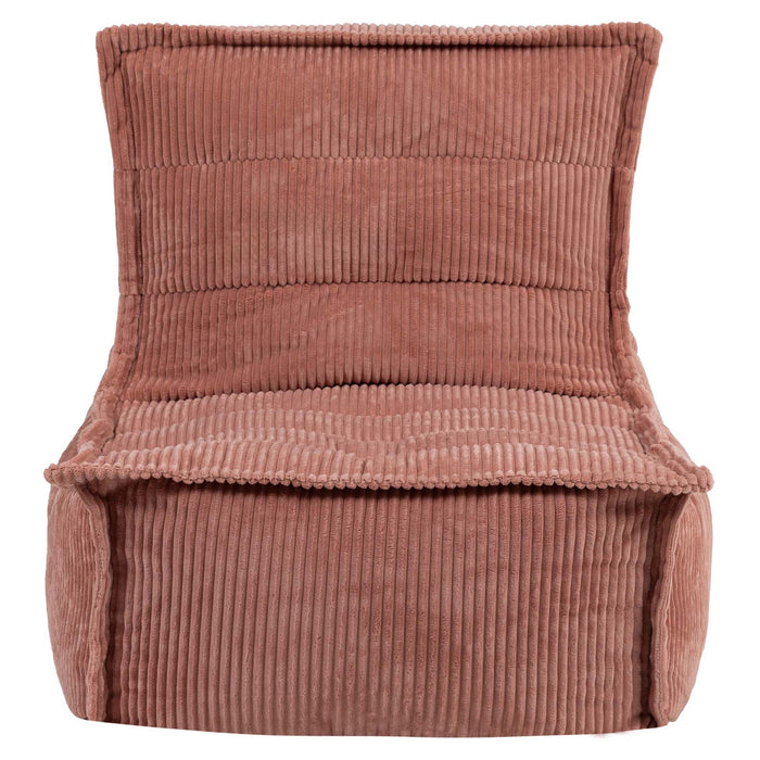 icon Dolce Lounge Zitzak - Ribfluweel - Oudroze