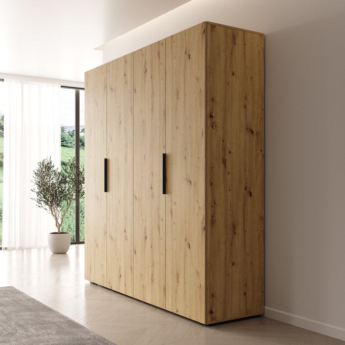 Meubella - Kledingkast Marquesa - Eiken - 200 cm