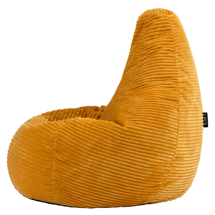 icon Dalton Kinderzitzak - Ribfluweel - Okergeel