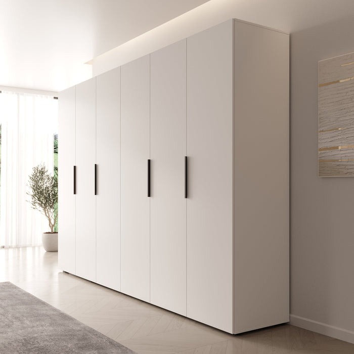 Meubella - Kledingkast Marquesa - Wit - 300 cm