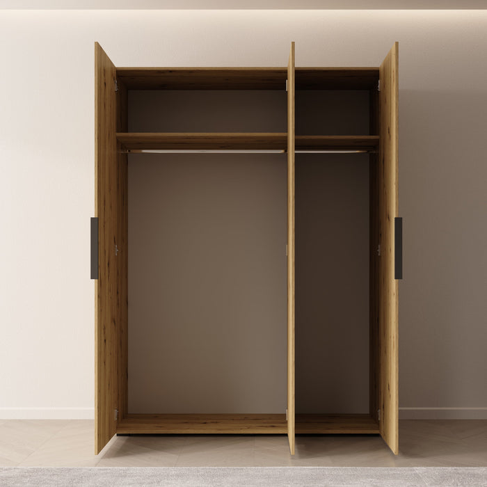 Meubella - Kledingkast Marquesa - Eiken - 150 cm