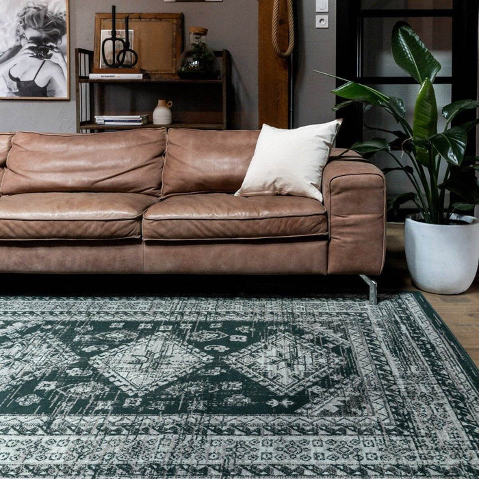 Interieur05 Vintage Vloerkleed Aila Groen - 240 x 330 cm