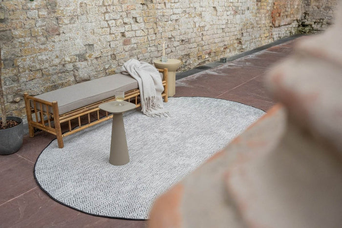 Eva Interior Buitenkleed Dahl Ovaal - Zwart - Dubbelzijdig