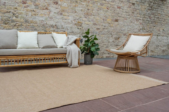 Interieur05 Jute buitenkleed Naturel Border - 280 x 380 cm