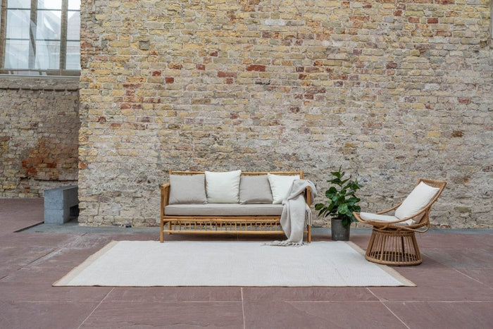 Interieur05 Jute buitenkleed Naturel Border - 280 x 380 cm