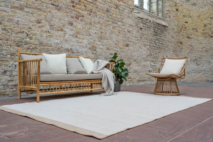 Interieur05 Jute buitenkleed Naturel Border - 280 x 380 cm