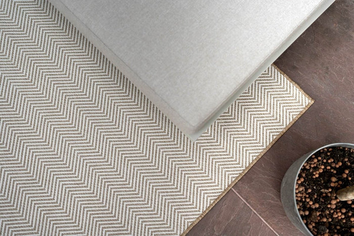 Interieur05 Jute buitenkleed Naturel ZigZag - 280 x 380 cm