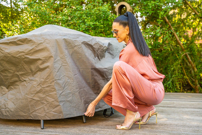 Outdoor Covers ovale tuinsethoes 245x200x80 cm.