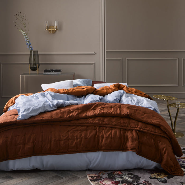 Essenza Minte Dekbedovertrek 140 x 220 cm - Ice Blue