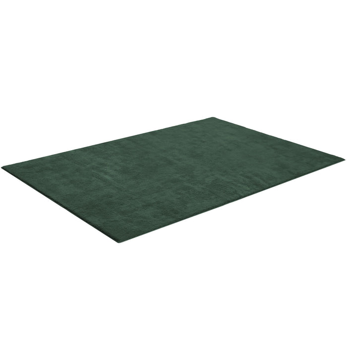 tectake® Kortpolig vloerkleed Soft Zone 120 x 170 cm - Groen