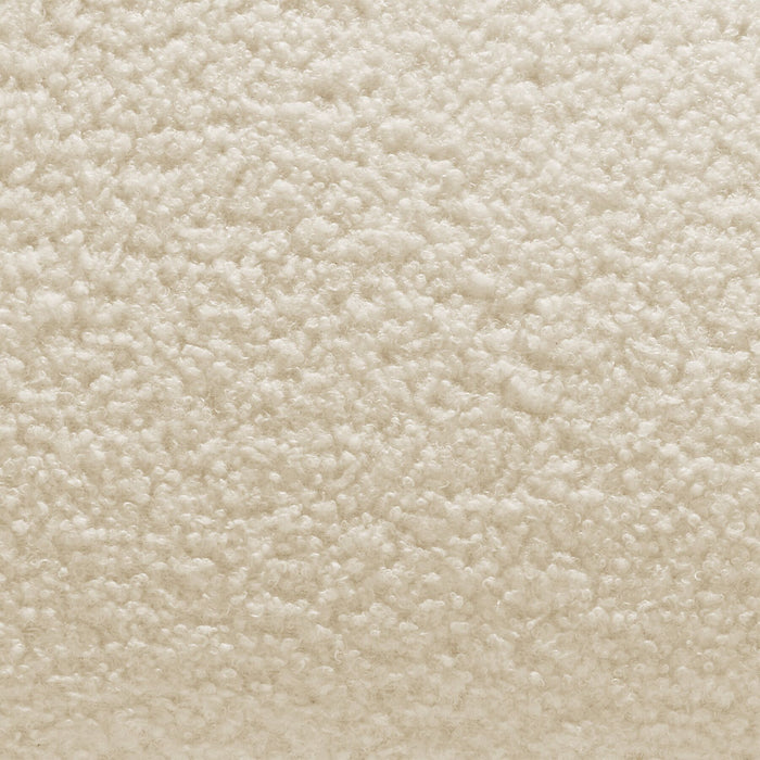 tectake® Loungestoel Centera, gestoffeerd, rond