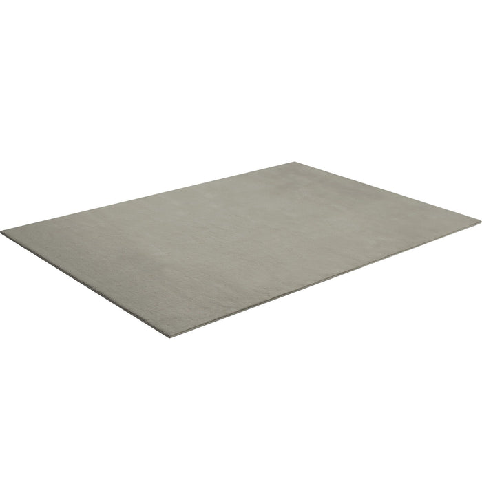 tectake® Kortpolig vloerkleed Soft Zone 120 x 170 cm - Zandkleur