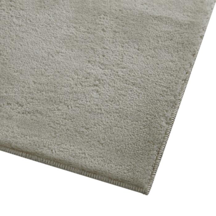 tectake® Kortpolig vloerkleed Soft Zone 120 x 170 cm - Zandkleur