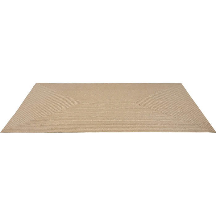 tectake® Gevlochten vloerkleed Vibe van jute, boho-stijl 160 x 230 cm