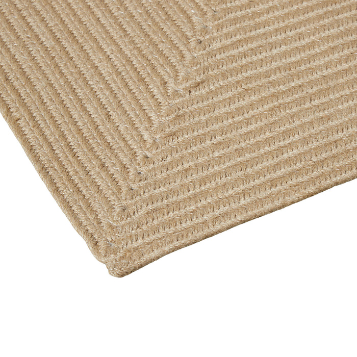 tectake® Gevlochten vloerkleed Vibe van jute, boho-stijl 160 x 230 cm