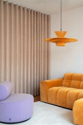 Solle hanglamp L Ø80 Honey