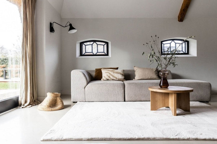 Interieur05 Zacht Hoogpolig Vloerkleed Lux Creme - 240 x 330 cm