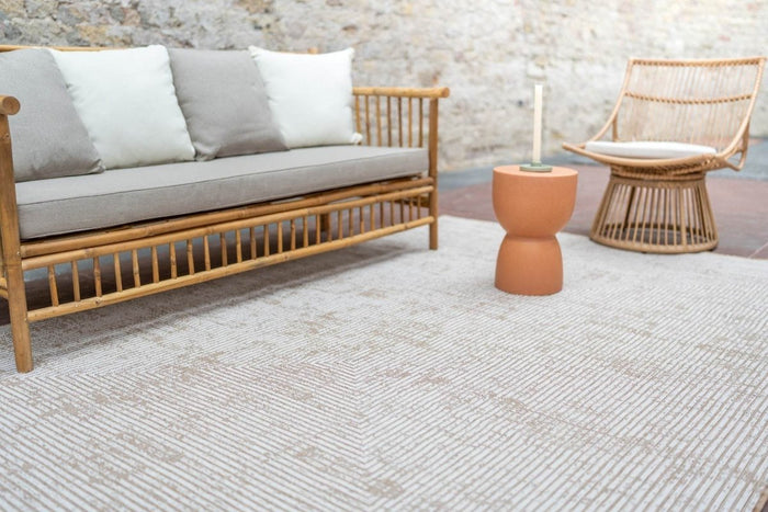 Interieur05 Jute buitenkleed Naturel Lines - 240 x 340 cm