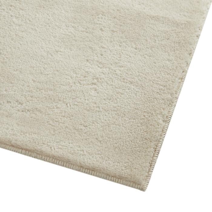 tectake® Kortpolig vloerkleed Soft Zone 80 x 150 cm - Beige