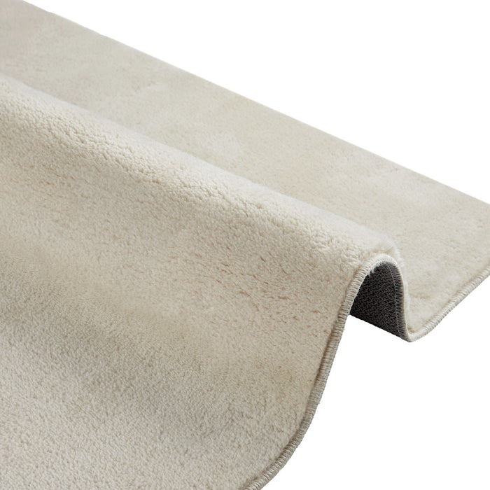 tectake® Kortpolig vloerkleed Soft Zone 80 x 150 cm - Beige