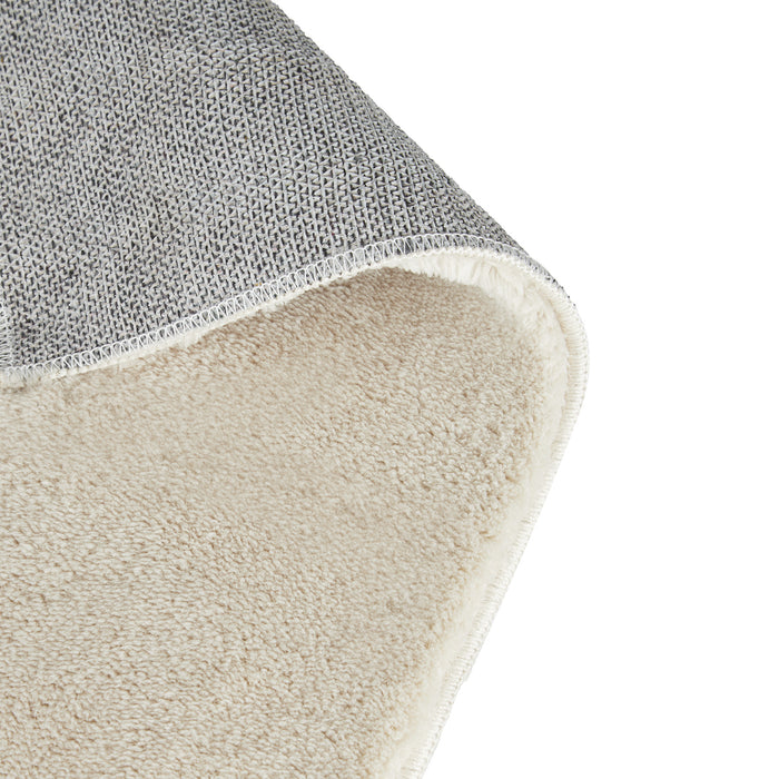 tectake® Kortpolig vloerkleed Soft Zone 80 x 150 cm - Beige