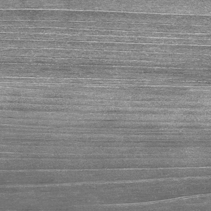 tectake® Plantenbak Flora, gelakt hout, met plantenfolie - Grijs