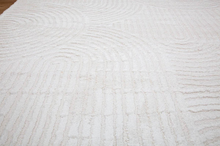 Interieur05 Scandinavisch vloerkleed Oskar creme|wit - 140 x 200 cm