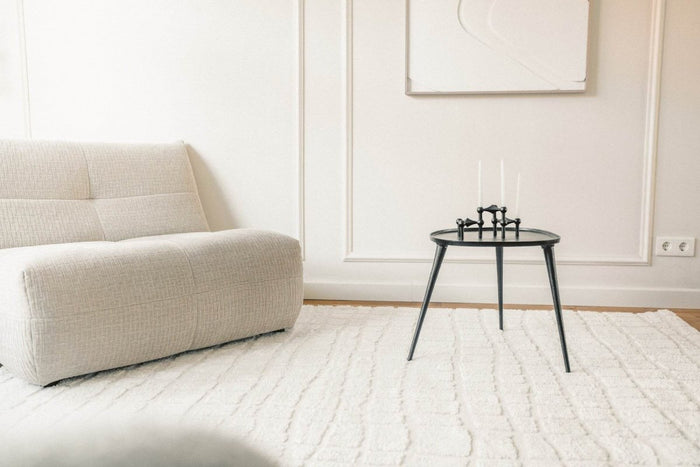 Interieur05 Scandinavisch vloerkleed Malin creme|wit - 140 x 200 cm