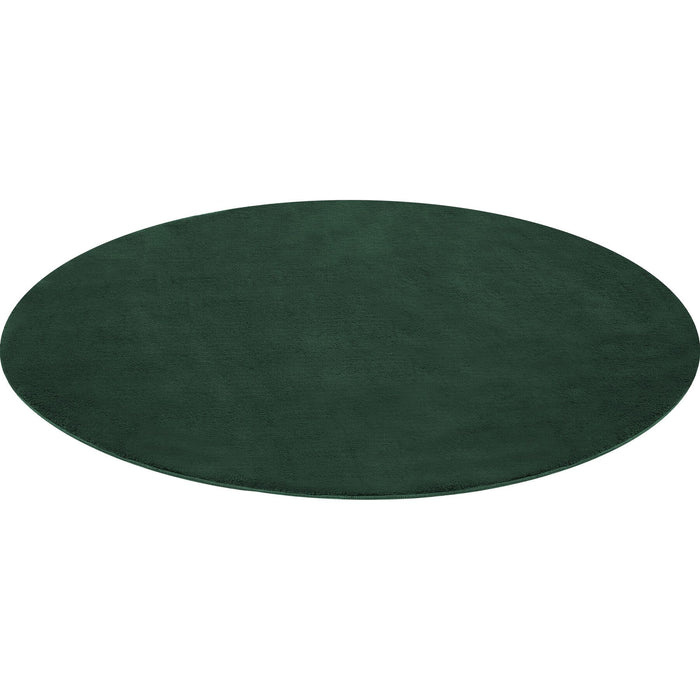 tectake® Kortpolig vloerkleed Soft Zone Ø 120 cm - Groen